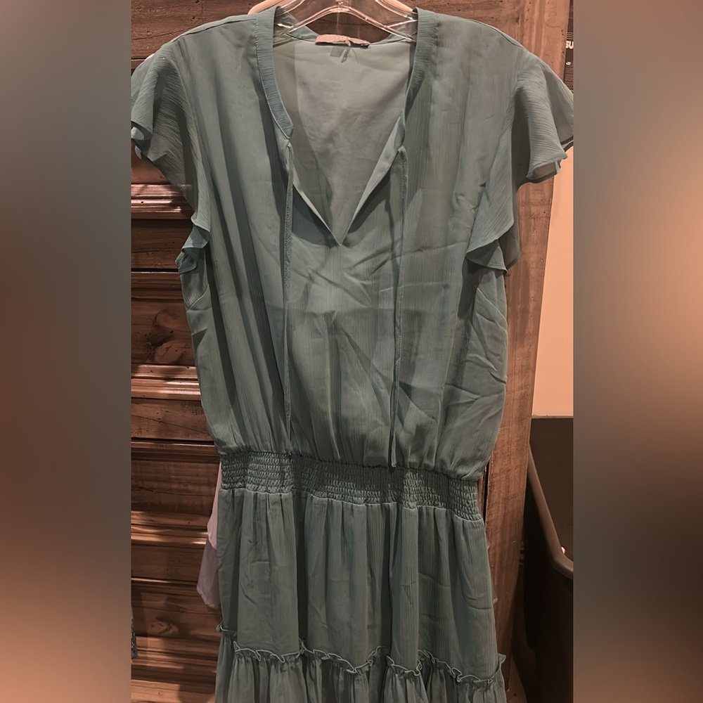 Tarte Seafoam Flutter Sleeve Dress